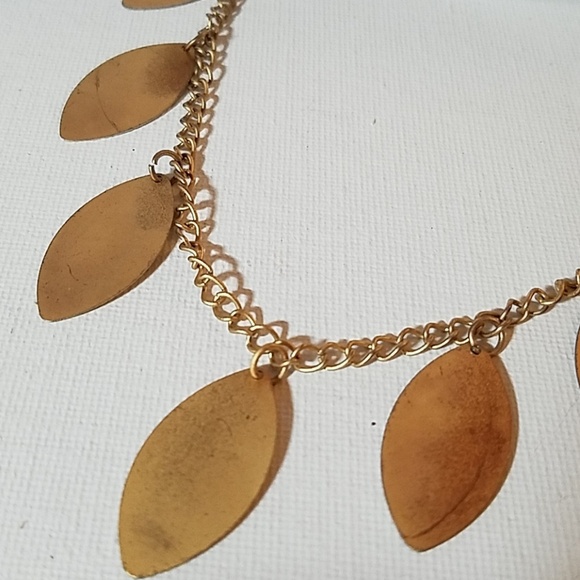 VINTAGE 1990 Gold Tone 19" Necklace - Picture 2 of 2